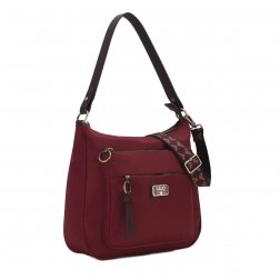 LiLiÓ Solid lilió M Shoulder Bag kabelka na/přes rameno 31 cm Burgundy