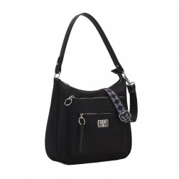 LiLiÓ Solid lilió M Shoulder Bag kabelka na/přes rameno 31 cm Black