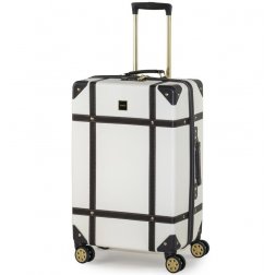ROCK TR-0193 Vintage M cestovní kufr TSA 68 cm Cream