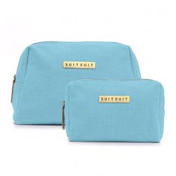 SUITSUIT Fab Seventies Beauty Set sada 2 organizérů Reef Water Blue
