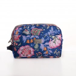 LiLiÓ Folkloric Fun Pocket Cosmetic Bag kosmetická taštička 26 cm Slate Blue