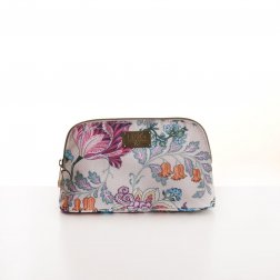 LiLiÓ Folkloric Fun S Toiletry Bag květovaná toaletní taštička 21 cm Whipped Cream