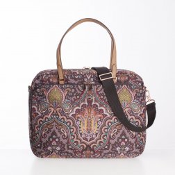 Oilily Office Bag Paisley kabelka na 14" notebook 40 cm Coffee