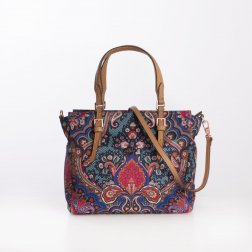 Oilily Handbag S Paisley dámská kabelka 24 cm Royal Blue