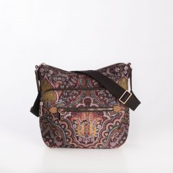 Oilily Paisley M Shoulder Bag dámská kabelka 27 cm Coffee