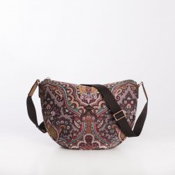 Oilily City Shoulder Bag Paisley dámská kabelka 28 cm Coffee