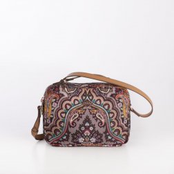 Oilily Shoulder Bag S Paisley dámská kabelka 22 cm Coffee