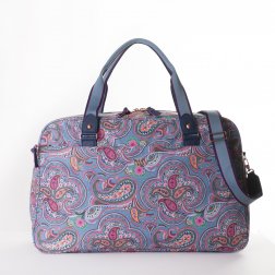 Oilily Helena Paisley Weekender cestovní taška 55 cm Adriac Blue
