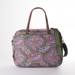 Oilily Helena Paisley Office Bag kabelka na 14" notebook 40 cm Cypres