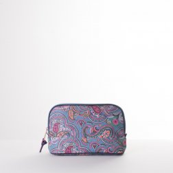 Oilily Helena Paisley M Cosmetic Bag kosmetická taštička 26,5 cm Adriac Blue