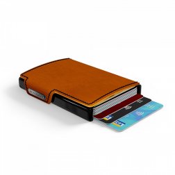 Mondraghi Racing mini peněženka RFID kůže / hliník Orange