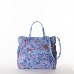 Oilily Flower Festival City Carrier kabelka 35 cm Dusk Blue