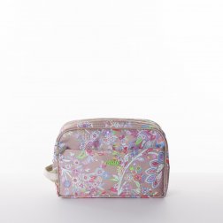 Oilily Flower Festival Pocket Cosmetic Bag kosmetická taška 26 cm Sand Beach