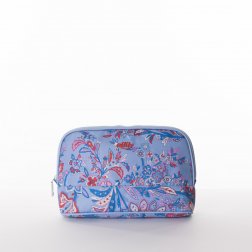 Oilily Flower Festival M Cosmetic Bag kosmetická taštička 26,5 cm Dusk Blue