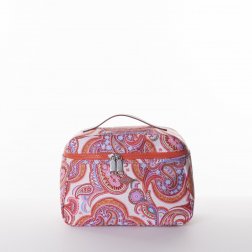 Oilily Summer Paisley L Beauty Case cestovní necesér 28 cm Vanilla