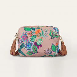 Oilily Sonate S Shoulder Bag květovaná kabelka 24 cm Walnut