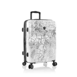 Heys Journey 3G M cestovní kufr TSA 66 cm 86 l Black/White Map