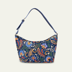 Oilily Ruby Hope Hobo květovaná kabelka 23 cm Eclipse