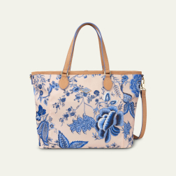 Oilily Sits Icon Haley Handbag květovaná kabelka 29 cm Blue