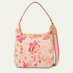 Oilily Sits Icon Mary Shoulder Bag květovaná kabelka 27 cm Pink