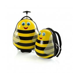Heys Travel Tots Kids dětská sada - cestovní kufr 46 cm a batoh 33 cm Bumble Bee