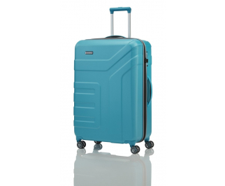 Travelite Vector 4w L cestovní kufr TSA 77 cm 103 l Turquoise