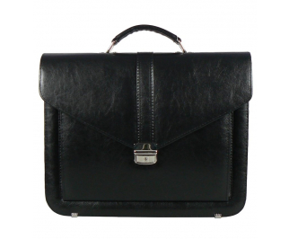 Aktovka REAbags 7173 - černá/nikl