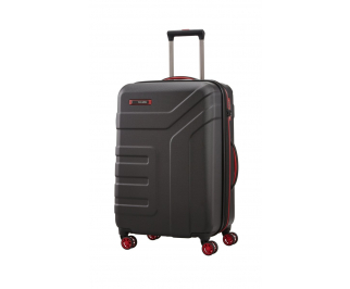 Travelite Vector 4w M cestovní kufr TSA 70 cm 79-91 l Black