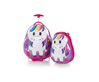 Heys Travel Tots Kids dětská sada - cestovní kufr 46 cm a batoh 33 cm Unicorn