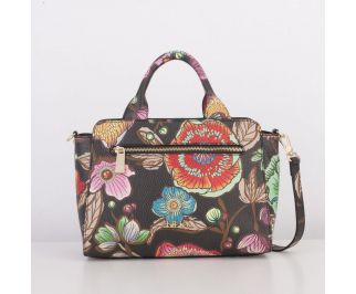 LiLiÓ Urban Peony S Handbag květovaná kabelka 28 cm Sunburst Black