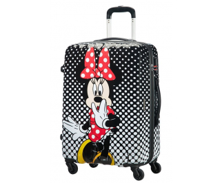 American Tourister Alfatwist Minnie Mouse 65/24 cestovní kufr Polka Dot