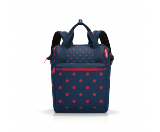 Reisenthel Allrounder R cestovní batoh/taška 12 l Mixed Dots Red