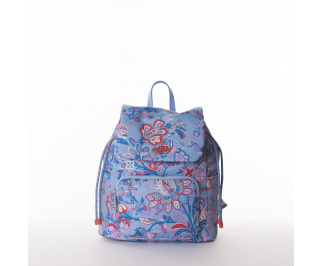Oilily Flower Festival Backpack dámský městský batoh 8,2 l Dusk Blue