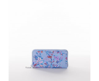 Oilily Flower Festival Zip Wallet dámská peněženka 19,5 cm Dusk Blue
