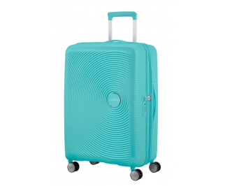 American Tourister Soundbox 67/24 TSA EXP cestovní kufr Poolside Blue