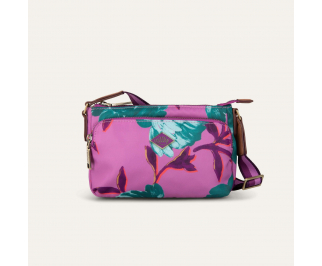 Oilily Peony Xena Shoulder Bag květovaná kabelka 20 cm Violet