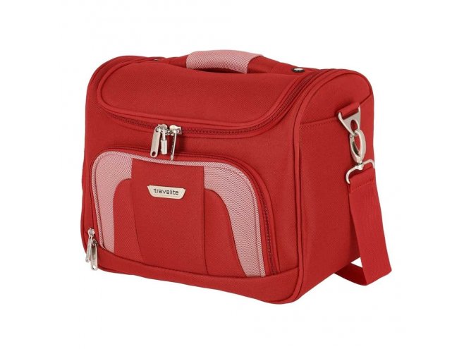 Travelite Orlando Beauty Case ultralehký kosmetický kufřík 19 l Red 