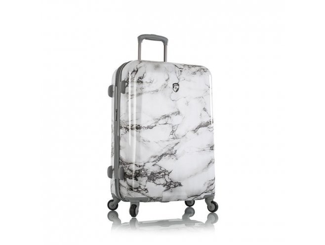 Heys Bianco M cestovní kufr TSA 66 cm 88 l White Marble 
