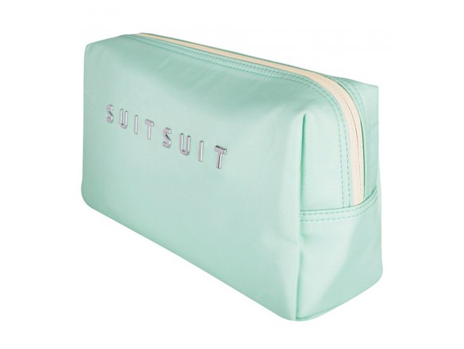 SUITSUIT Toiletry Bag Deluxe Luminous Mint cestovní toaletní / kosmetická taška 25x15x8 cm 