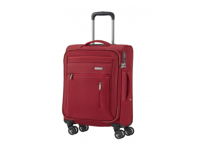 Travelite Capri 4w S palubní cestovní kufr TSA 55 cm 38 l Red 