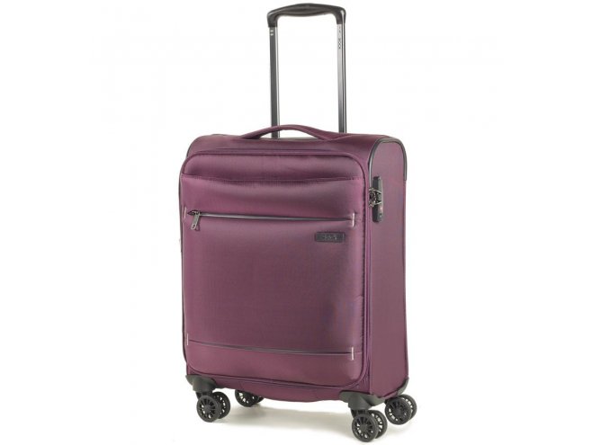 ROCK TR-0161 DeLuxe-Lite S ultralehký palubní kufr TSA 55 cm Purple 
