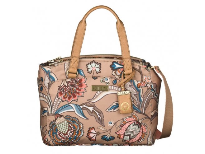 LiLiÓ Arcadia S Handbag Fudge praktická květovaná kabelka 27,5x10x22 cm