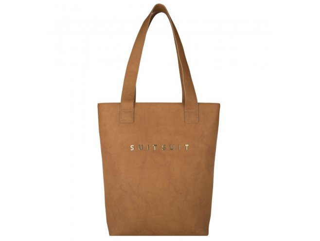 SUITSUIT Upright Bag Golden Brown stylová kabelka přes rameno 37x35x8 cm 