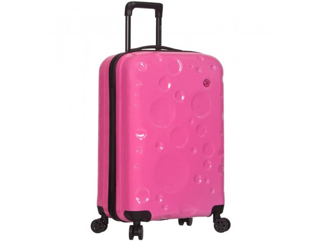 Azure Sirocco T-1194 S palubní kufr TSA 56 cm Pink 