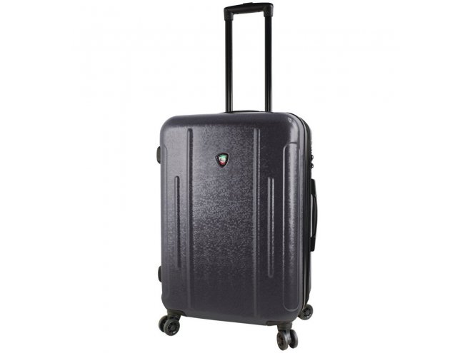Mia Toro M1239 Manta M Black cestovní kufr na 4 kolečkách TSA 67 cm 66-82 l 