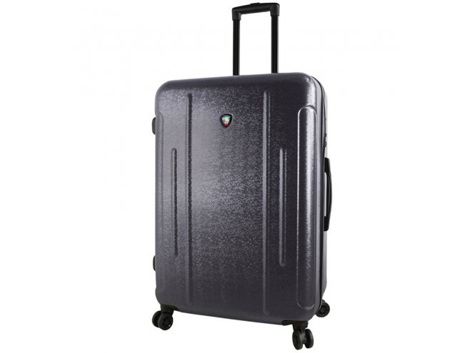 Mia Toro M1239 Manta L Black cestovní kufr na 4 kolečkách TSA 77 cm 97-121 l 