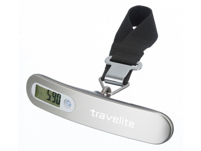 Travelite Luggage Scale cestovní digitální váha na zavazadla stříbrná 