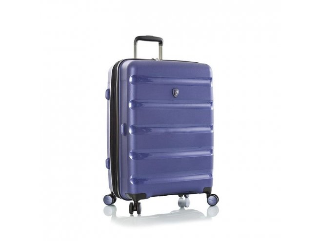 Heys Metallix M elegantní cestovní kufr Duraflex TSA 66cm 88 l Cobalt Blue 