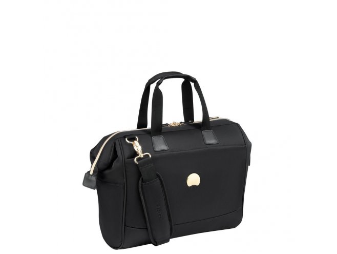 Delsey Montrouge Satchel stylová palubní taška 14" černá