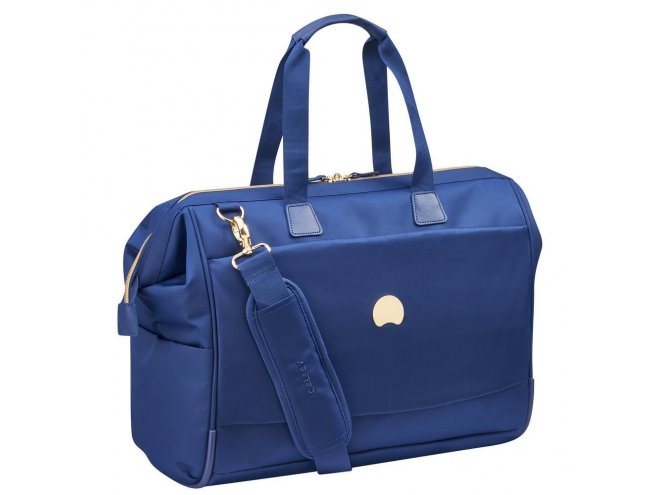 Delsey Montrouge Reporter stylová palubní taška 15,6" modrá
